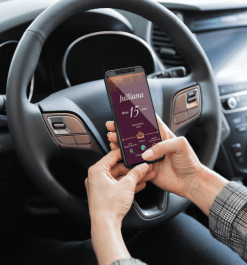 Convite virtual Julliana